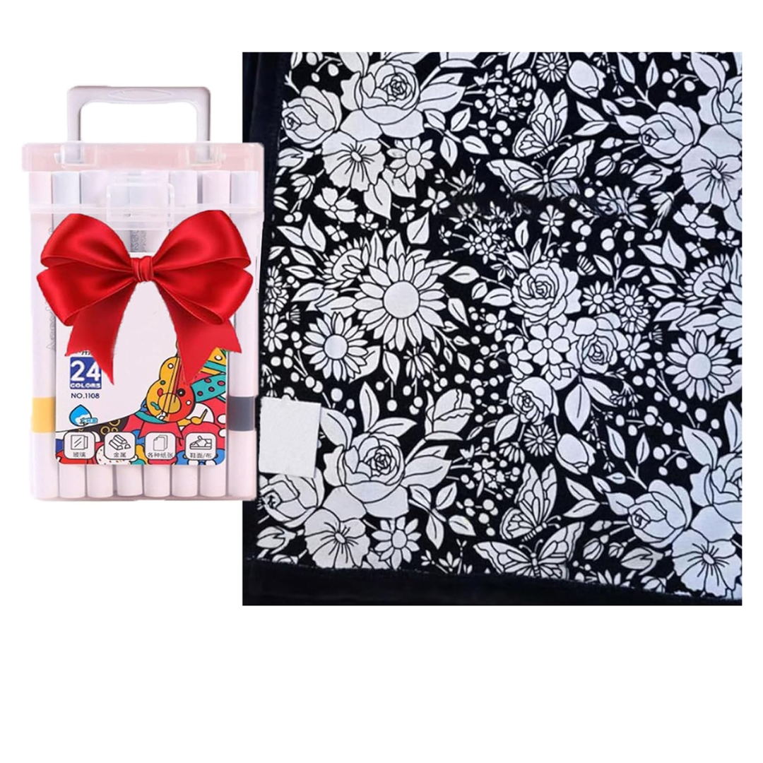 Blanket for Coloring & Relaxation