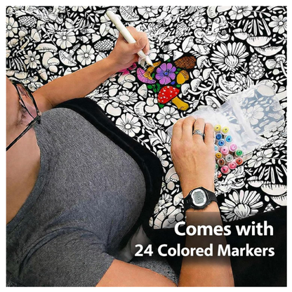 Blanket for Coloring & Relaxation