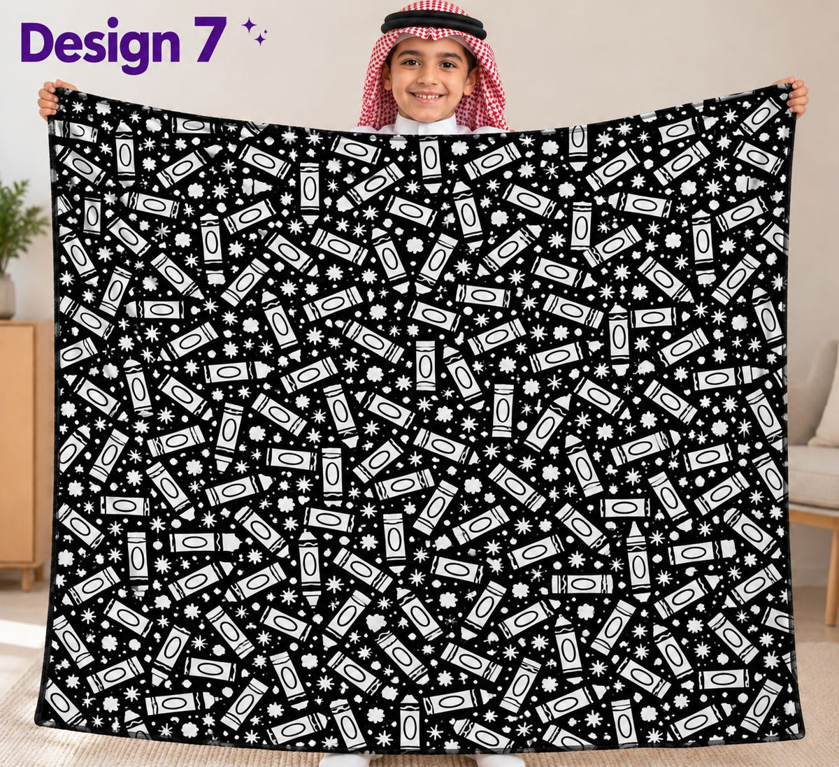 Blanket for Coloring & Relaxation