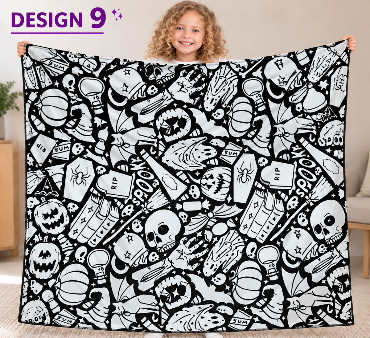 Blanket for Coloring & Relaxation
