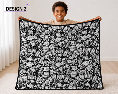 Blanket for Coloring & Relaxation