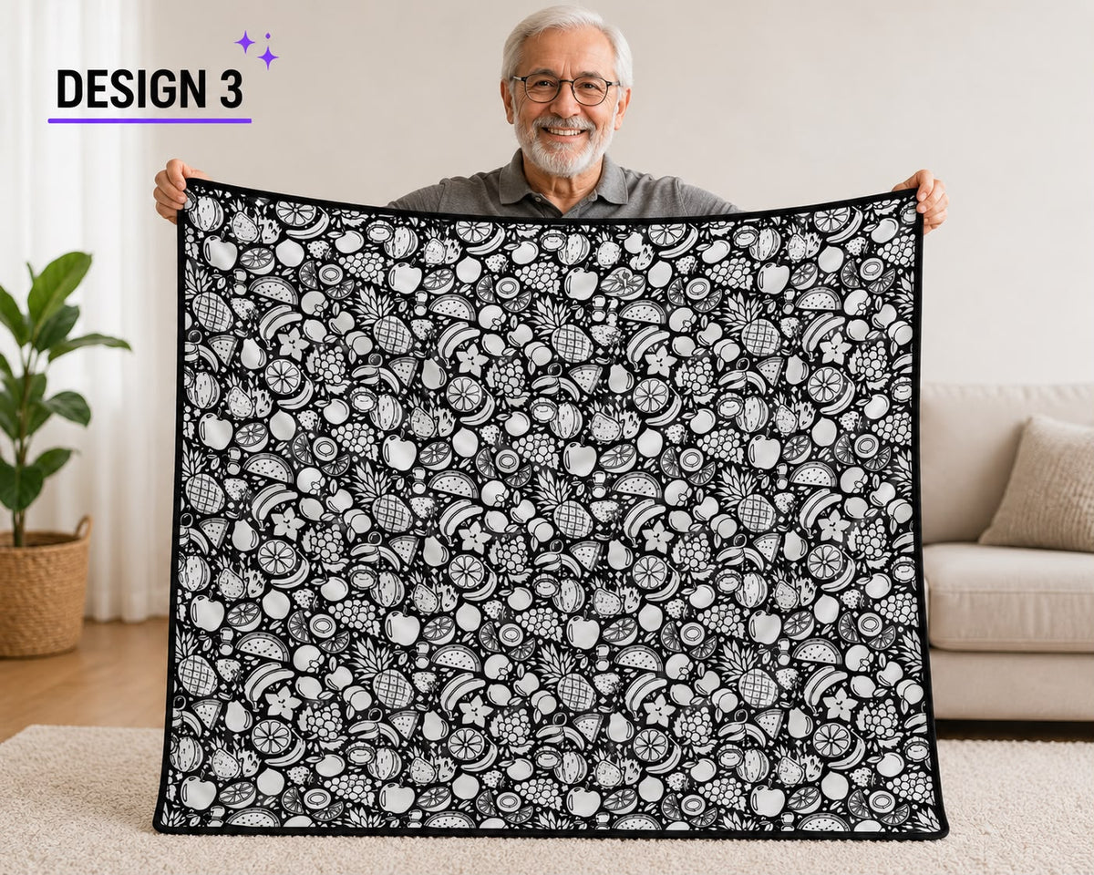 Blanket for Coloring & Relaxation