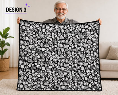 Blanket for Coloring & Relaxation
